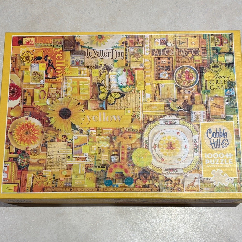 Cobb Hill by New Balance Vibrant Yellow 1000 Piece Puzzle
